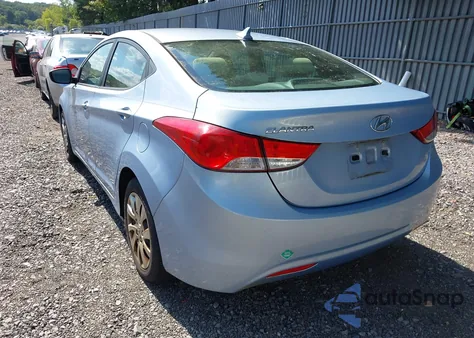2012 Hyundai Elantra Gls (Ulsan Plant) из США, поврежденный, VIN KMHDH4AE6CU469307